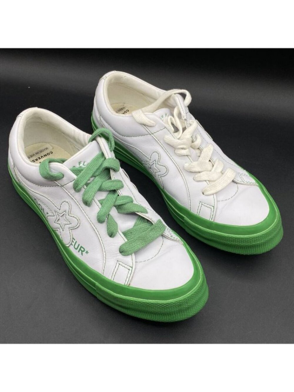 Converse Golf Le Fleur x One Star Ox Kelly Green Men’s 6.5 Women 8.5 - Picture 2 of 15